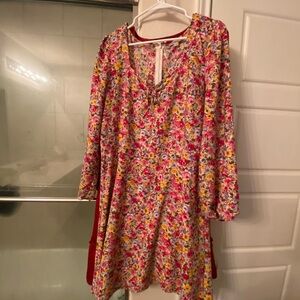 Loft Outlet, size 16, worn once, bright colors! Good for spring or summer!